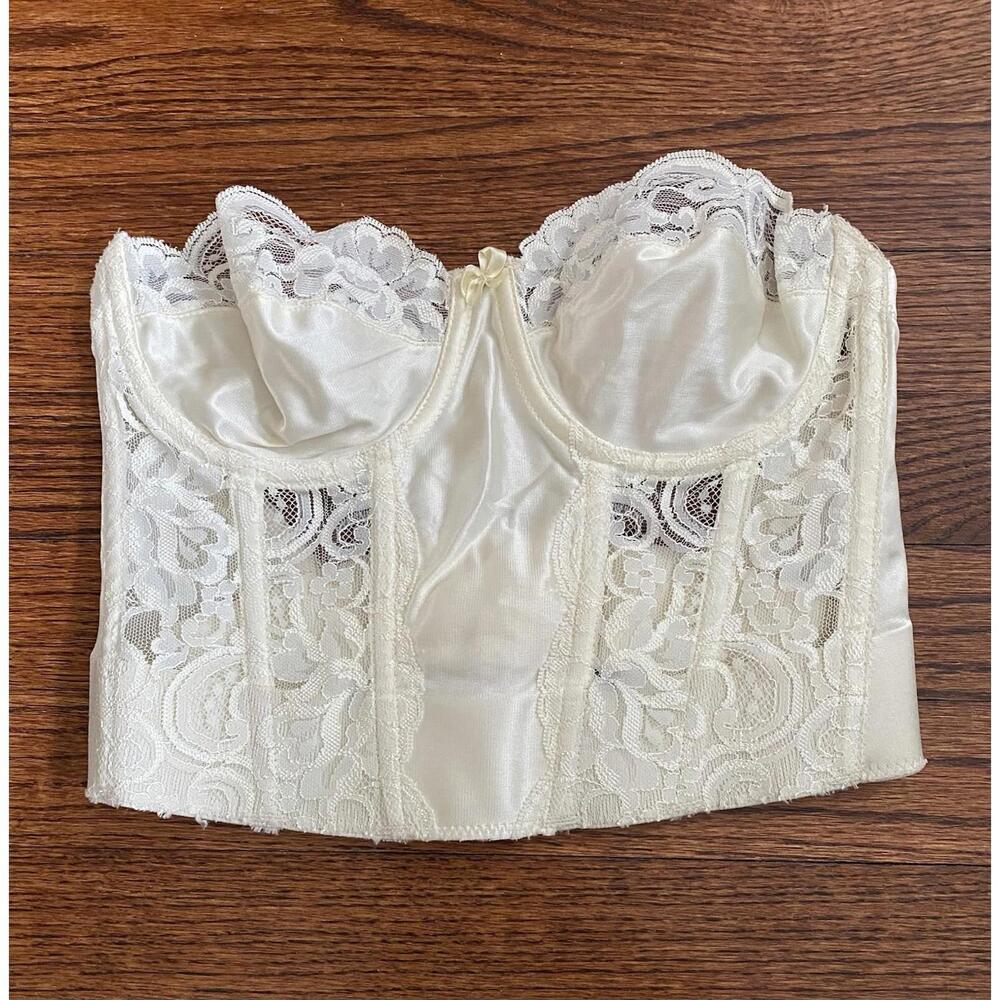 Vintage Victorias Secret Lace Bustier Corset Top